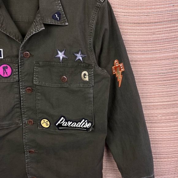 AGOLDE PREMIUM x REVOLVE Stella Utility Shirt Jacket Military In Paradise XS - Picture 10 of 13